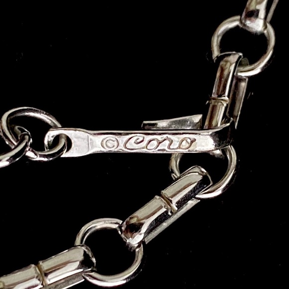 1960s Coro Silver tone Necklace - Picture 5 of 6